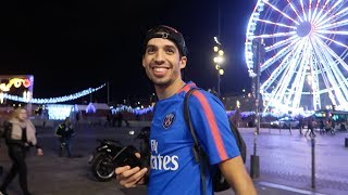 PORTER LE MAILLOT DU PSG DANS DES QUARTIERS CHAUD DE MARSEILLE [upl. by Ycam259]