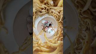 The art of slurping noodles🍜 insta360 insta360 asmr [upl. by Letsirhc]