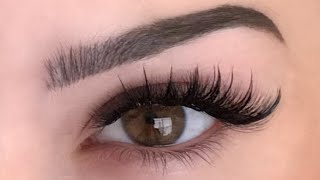 Wispy Eyelash Extension  Strip Lash Full Tutorial [upl. by Muna]