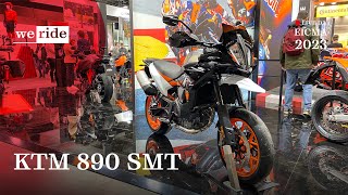 KTM 890 SMT 2024  LIVE da EICMA 2023 [upl. by August]