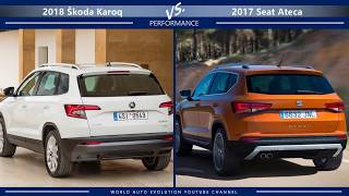 2018 SKODA KAROQ vs SEAT ATECA KARŞILAŞTIRMA [upl. by Mok]