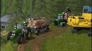 Farming Simulator 17  Forestry and Farming on Woodshire 007 [upl. by Merari684]