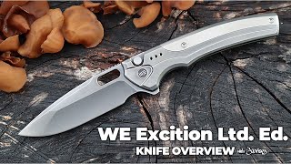 WE Exciton Ltd Ed Folding Knife 5Minute Review  Jimping with Jacrispy [upl. by Wedurn366]