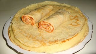 Crêpe salé  كريب مالح سهل و لذيذ جدا [upl. by Stucker]