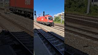 ÖBB 1116 166 SIEMENS TAURUS Mozdonyvonatként [upl. by Eenhat]