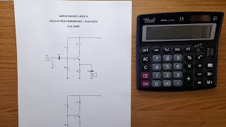 Amplificador Classe A Cálculo dos Parâmetros [upl. by Manvel]