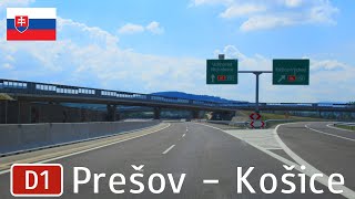 Slovakia D1 Prešov  Košice [upl. by Aleedis]