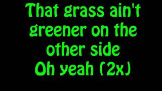 Chris Brown Grass Aint Greener Lyrics On Screen [upl. by Samuella]