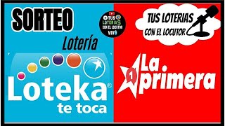 Sorteo LOTEKA TE TOCA LA PRIMERA En VIVO de hoy sabado 25 de noviembre del 2023 loteka envivo [upl. by Pasco]