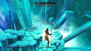 Skyrim Boss fight Malyn Varen The Azuras Star quest [upl. by Vasyuta]