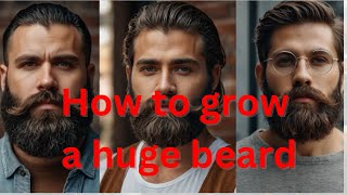 How to Grow a Beard Fast Grooming Secrets Revealed [upl. by Hoban]