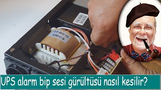 Powerful UPS kesintisiz güç kaynağı inceleme ve alarm bip sesini kesmek iptal etmek [upl. by Ennaecarg]