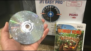 JFJ Easy Pro Vs Donkey Kong Country Scratched Wii Game [upl. by Winnick]