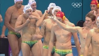 Mens Water Polo QuarterFinal  AUS v SRB  London 2012 Olympics [upl. by Namijneb]