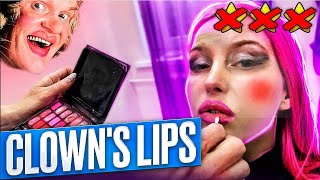 THIS MAKEUP THE BIGGEST LIPS FOR ME  TRASH MAKEUP ARTIST REVIEW [upl. by Gersham]