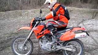 Ktm 640 lc4 in action gpr exhaust [upl. by Puri948]