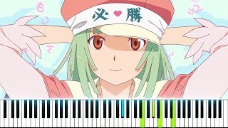 “Renai Circulation”  Kana Hanazawa – Bakemonogatari OP 4 Synthesia Piano Tutorial [upl. by Anyal]