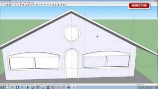 Tutoriel Google Sketchup Modéliser une maison Partie 2 [upl. by Gardel]