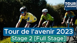 Tour de l’Avenir 2023 Stage 2 Full Race [upl. by Muirhead636]