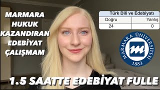 15 SAATTE EDEBİYATI FULLE ❗️FULLETECEK ESER  YAZAR ÇALIŞMASI Marmara Hukuk Kazandıran Çalışmam [upl. by Autry495]