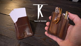 One of the BEST slim pocket organizer wallets you can carry Tale of Knives Mini Bandit [upl. by Yeslrahc]