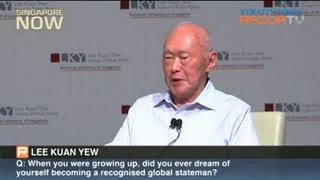 Lee Kuan Yew Why Singapore has little entrepreneurial spirit Pt 1 [upl. by Llennej]