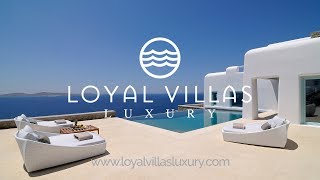 Loyal Villas Luxury  Villa Alexis  Pouli Mykonos  Greece [upl. by Noraf]