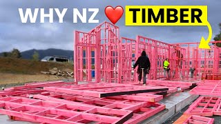 New Zealand is OBSESSED with Timber Framing [upl. by Krilov829]