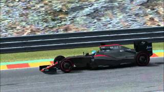 Assetto Corsa  F1 2015  McLaren MP430  Spa [upl. by Heathcote72]