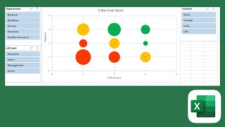 9 Box Grid Talent  Excel [upl. by Suoirrad747]