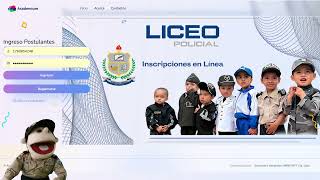 Inscripciones en línea de Liceo Policial [upl. by Gneh]