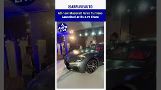 AllNew Maserati Gran Turismo Launched at Rs 272 Crores Reel  Auto Live [upl. by Coady112]