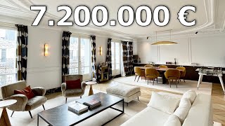 Visite dun appartement dexception à Paris ChampsÉlysées 7200000€ [upl. by Abihsat]