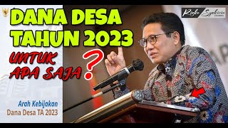 DANA DESA TAHUN 2023 UNTUK APA SAJA [upl. by Atokad697]