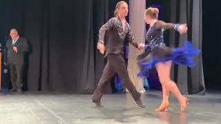 Cha Cha show dance by Anthony and Paula [upl. by Yanaj]