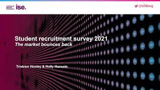 ISE Recruitment Survey 2021 [upl. by Ailis]