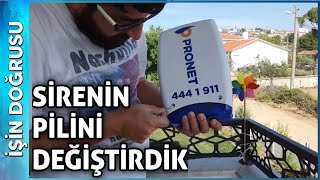 Pronet Alarm Sisteminin Pil Değişimi Nasıl Yapılır [upl. by Ivgnout]