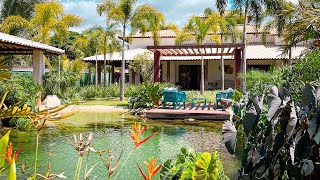 CONHECI UMA CASA COM PISCINA NATURAL E INCRÍVEL PAISAGISMO VERDADEIRO OÁSIS AQUI NO CEARÁ [upl. by Otreblada]