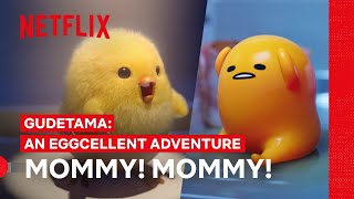 Gudetama and Shakipiyo Meet  Gudetama An Eggcellent Adventure  Netflix Philippines [upl. by Neirda]