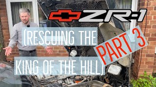 Corvette C4 ZR1 UK Restoration Part 3  What lurks beneath the plenum Will it crank ZR1 [upl. by Natan642]