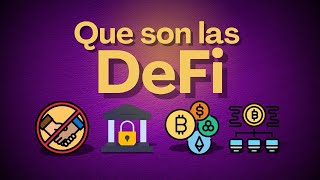 ¿Que son las Finanzas Descentralizadas DeFi [upl. by Sarita848]