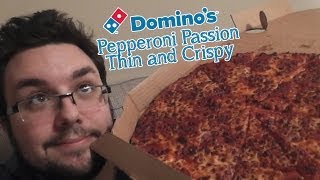 Dominos Pizza Pepperoni Passion Review [upl. by Atnauqal]