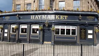 Edinburgh West End Walk Leonardos Hotel to Haymarket Bar Malones [upl. by Nawed151]