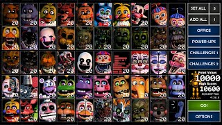 Ultimate Custom Night mobile v104 5020 Mode complete [upl. by Aenitsirhc664]