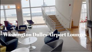 I Visited 7 Different Airline Lounges At Washington Dulles Airport IAD In One Day [upl. by Margarete683]