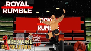 Randy Orton wins the Royal Rumble  Wrestling Revolution 3D [upl. by Ahselaf]