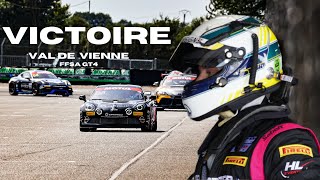 VICTOIRE à Val de Vienne   FFSA GT4 2023 [upl. by Ayokahs965]