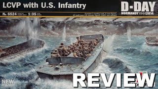 Italeri 135 LCVP Higgins Boat Dday Landing Craft  Review [upl. by Garrison928]