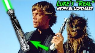 Luke Skywalkers quotRealquot V2 Neopixel Lightsaber from Return of the Jedi CCSabers [upl. by Nicolle245]