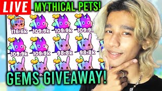 🔴LIVE  PET SIMULATOR 99  GIVING AWAY MYTHICAL PETS amp 10K GEMS EACH petsim99 [upl. by Enecnarf]